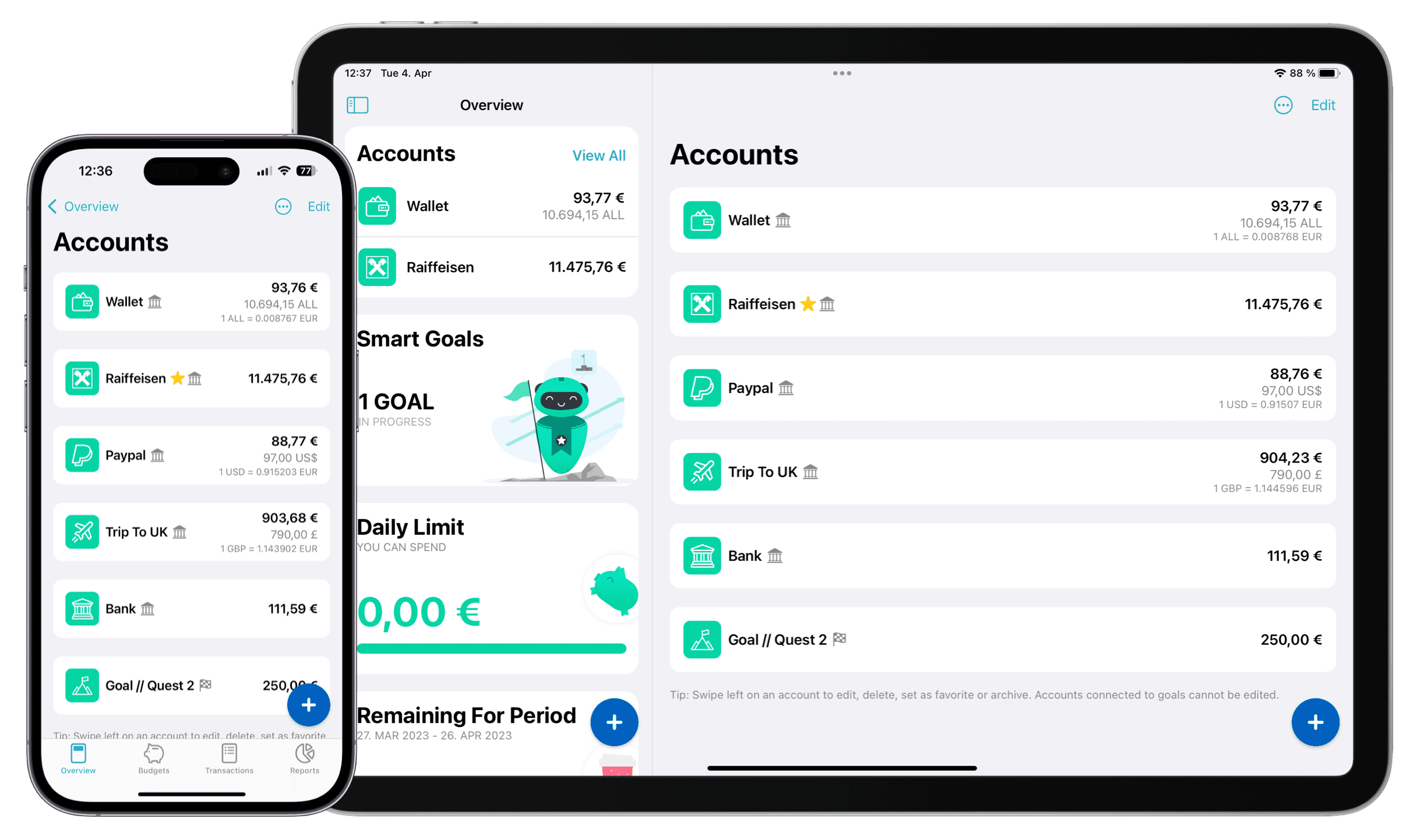 MoneyCoach Product screenshot